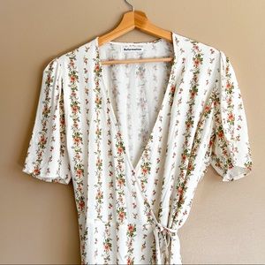 Reformation wrap dress